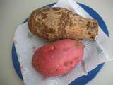 Taro und red Kumara