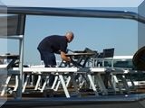 das Oberdeck wird gesperrt