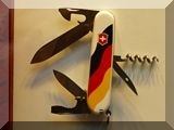 Schweizer Milit&auml;rmesser mit Deutscher Flagge