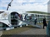 &uuml;ber den h&ouml;heren Landungssteg