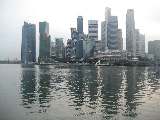 Skyline an der Marina Bay