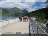 &uuml;ber die Staumauer