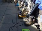 nur raus aus den Schuhen