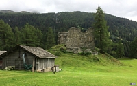 &Uuml;berreste der alten Burg